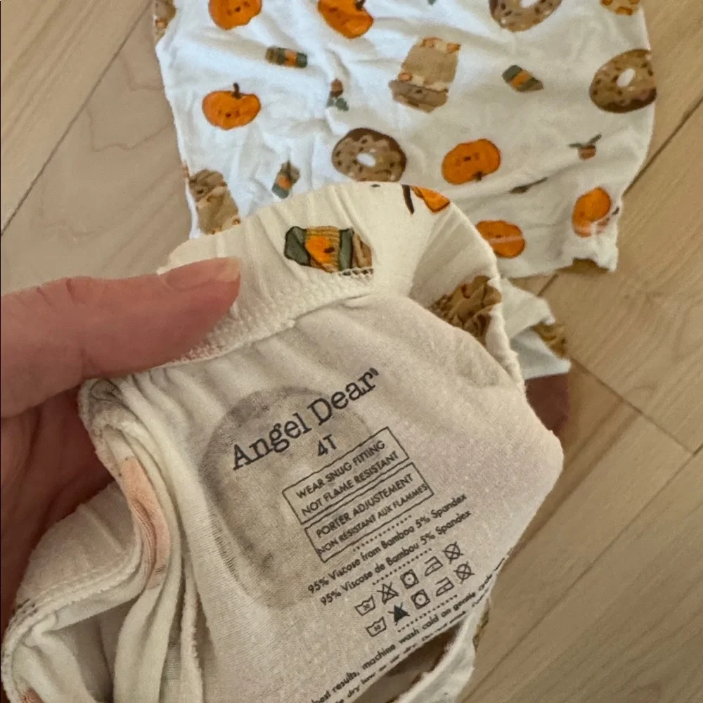 Angel Dear Pumpkin‎ Spice Pajama 4T